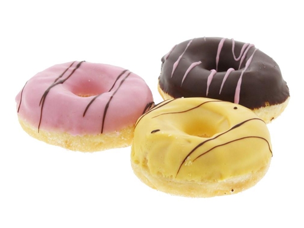 Mini donut assorti per stuk
