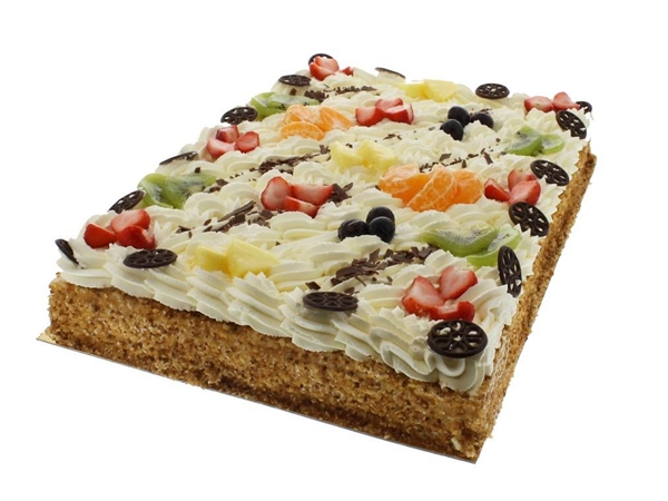 Taart op plank 100 personen  (60x60)