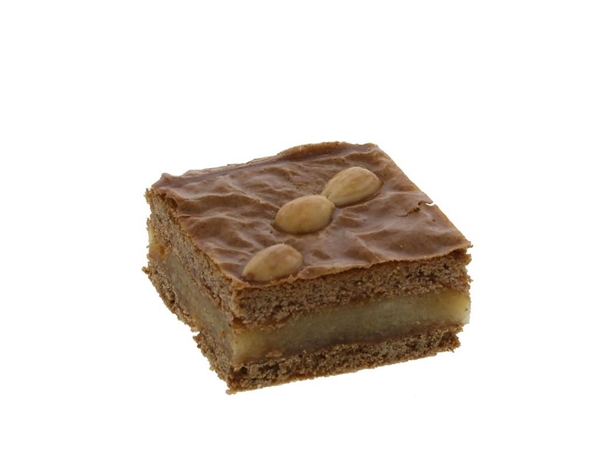 Gevuld Amandel Speculaas 6x6 cm