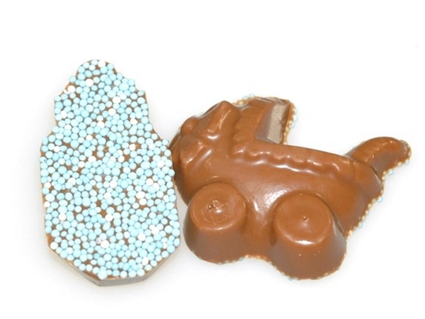 Geboortechocola Blauw 100 gram
