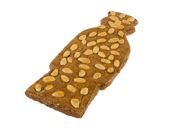 Speculaas Pop met amandelen 250 gram